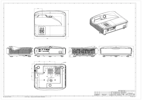 SP-UW4500本体外観図