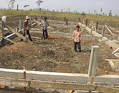 サカワ９０周年記念カンボジア学校建設寄付支援事業 2008年2月