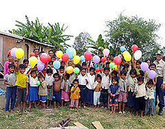 サカワ９０周年記念カンボジア学校建設寄付支援事業 2008年3月