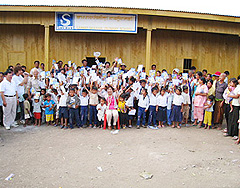 サカワ９０周年記念カンボジア学校建設寄付支援事業 2008年4月1日